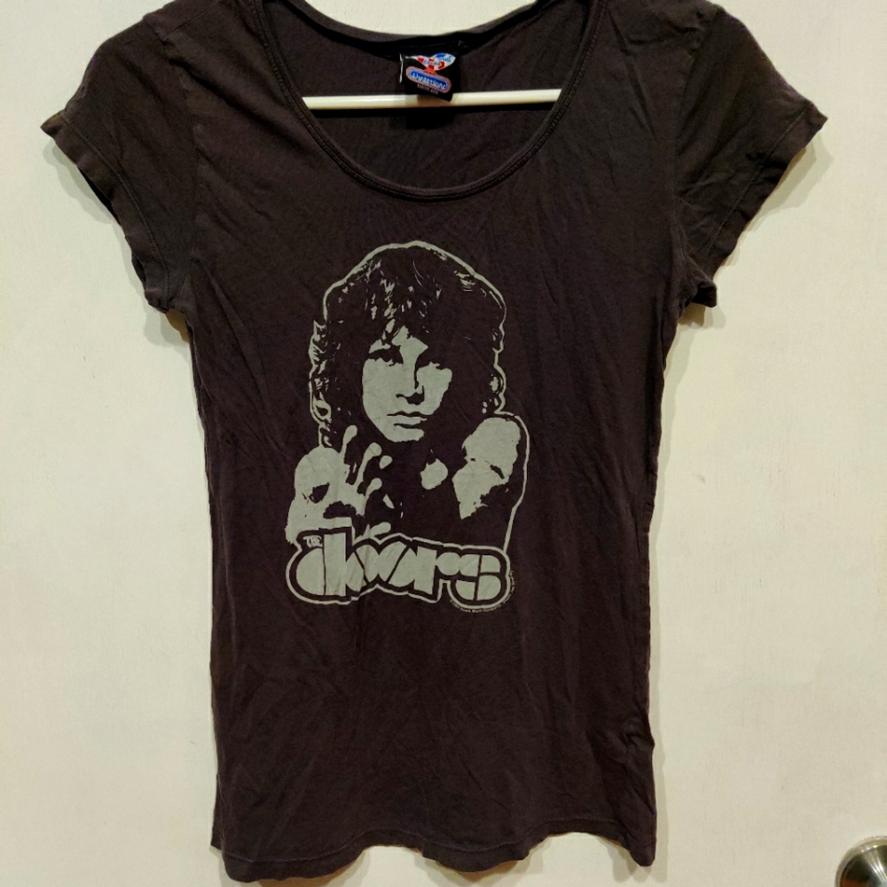 Junk food Doors Tee Dark Gray Size S